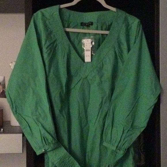 NWT J. Crew Poplin Dress XS - Picture 6 of 8